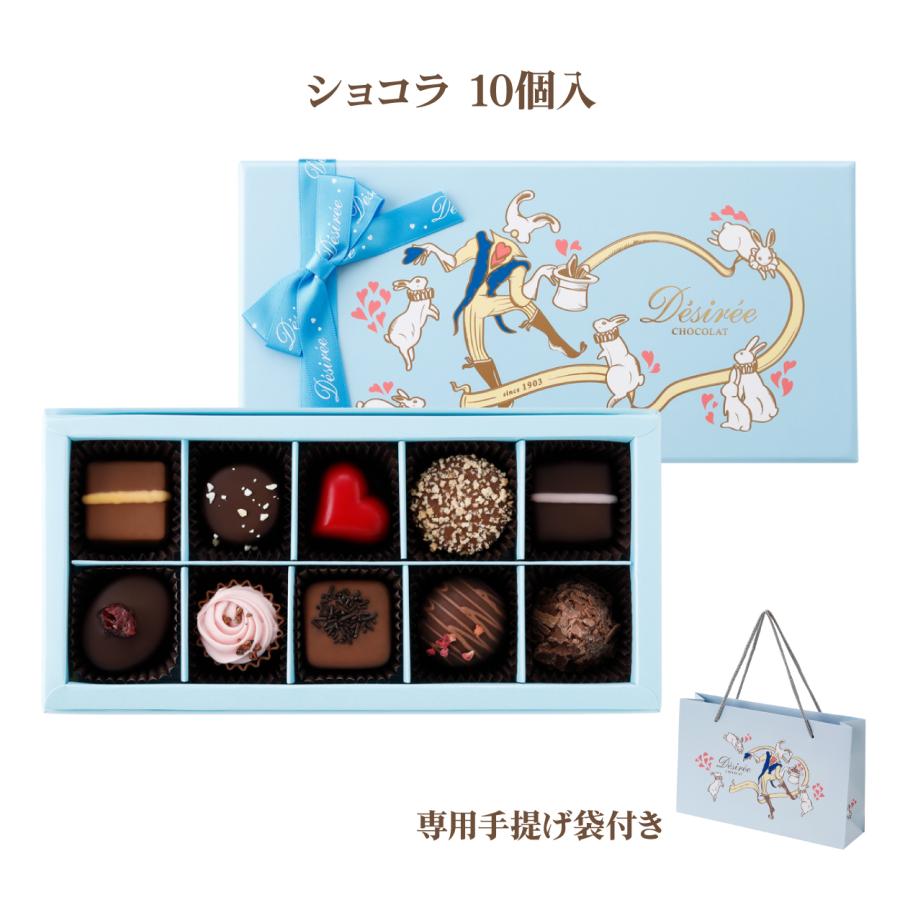ホワイトデー チョコ 2026 デジレー ショコラ10個入 高級 友チョコ ご