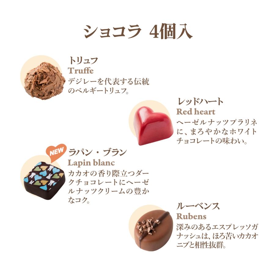 ホワイトデー チョコ 2026 デジレー ショコラ4個入 百貨店で完売続出