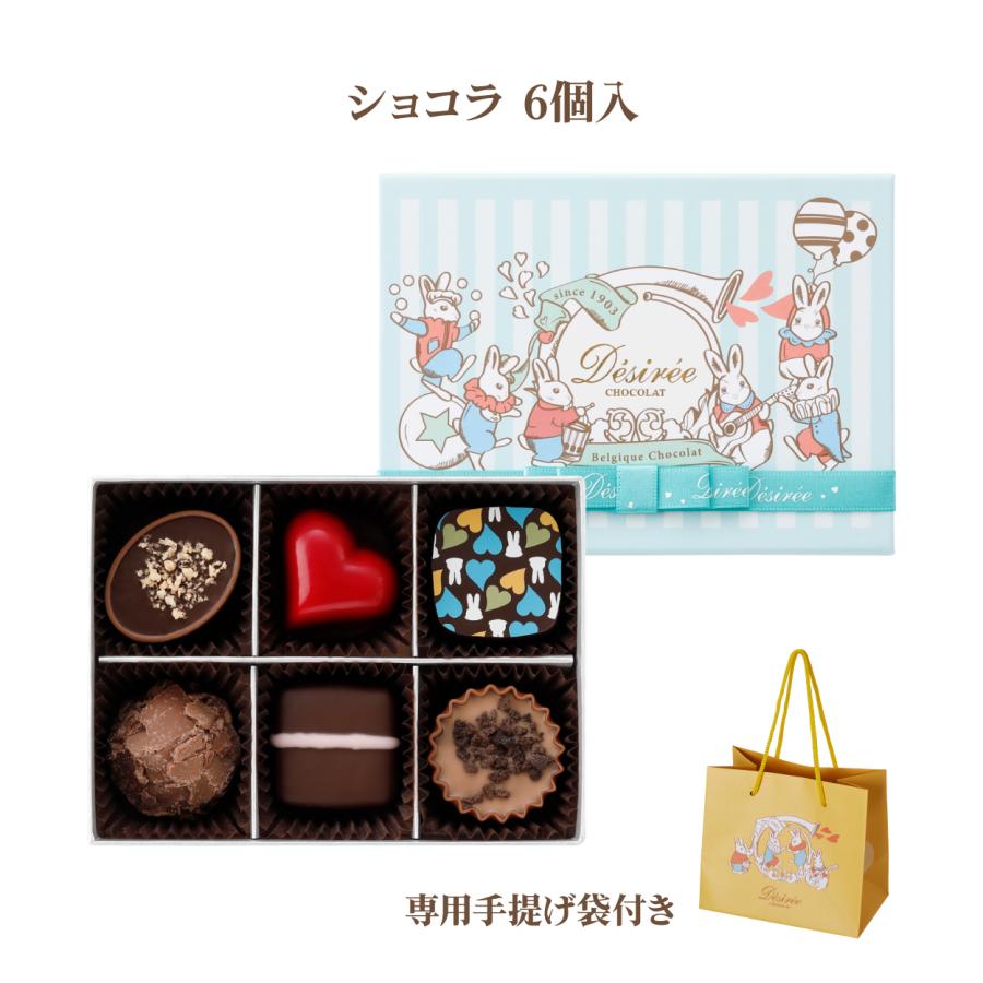 ホワイトデー お返し チョコレート ギフト デジレー ショコラ6個入
