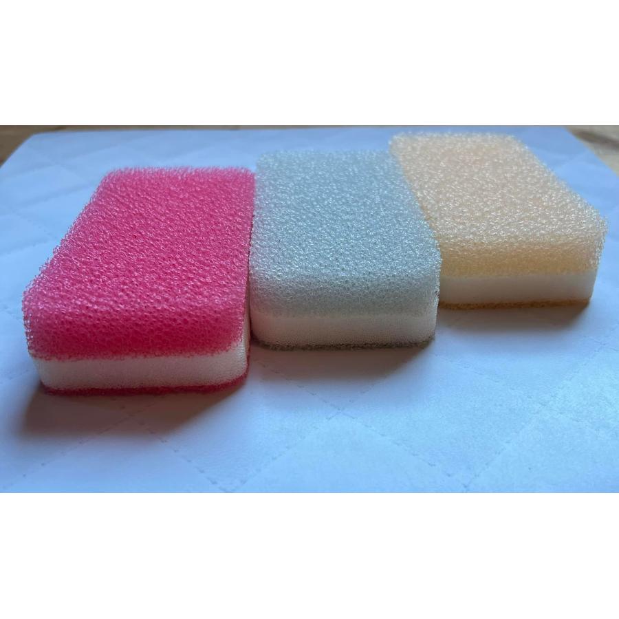 ダスキン スポンジ ソフト タイプ 台所用ソフトスポンジ3色セット抗菌