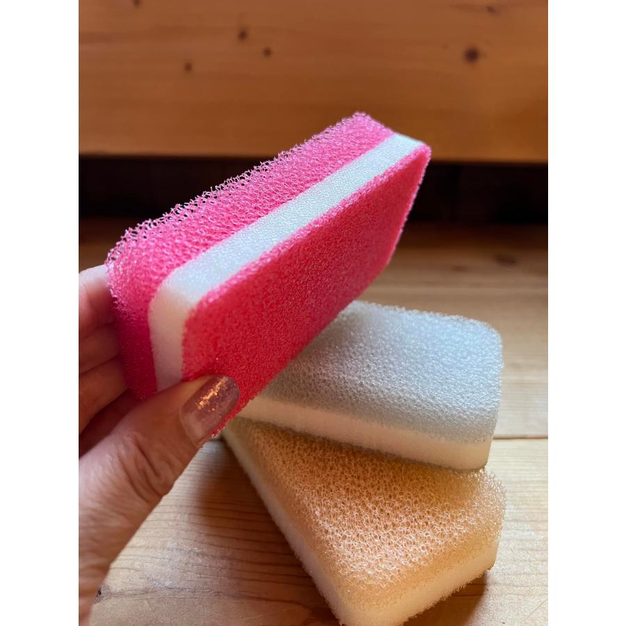ダスキン スポンジ ソフト タイプ 台所用ソフトスポンジ3色セット抗菌