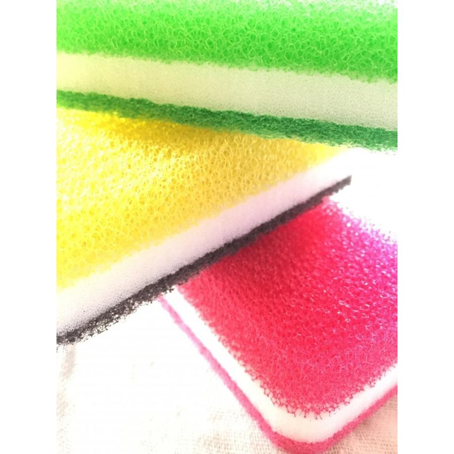 ダスキン スポンジ　３色セット抗菌タイプS 2パック（6個）真空包装　空気穴　納品書無し　定型外郵便 | 