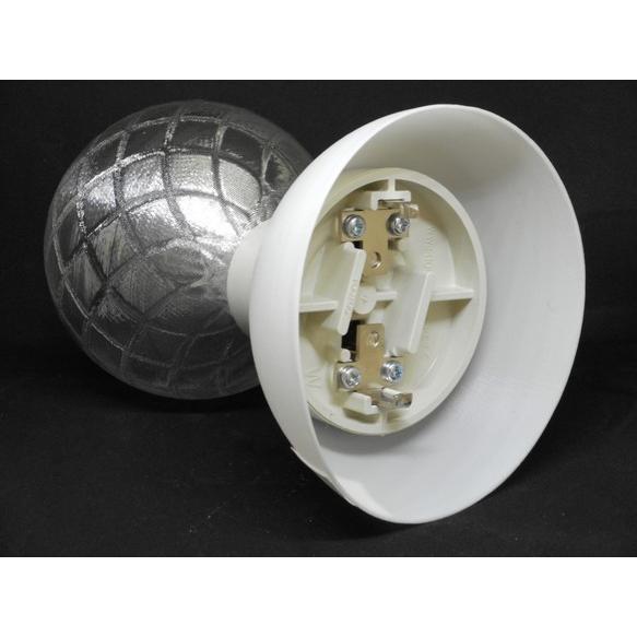 3Dデザイン シーリングライト スポット型 LED 電球 と 小型 3D 印刷透明ランプシェード がついたシーリングライト (天井照明，昼白色，60 W 相当)｜dasyn｜04