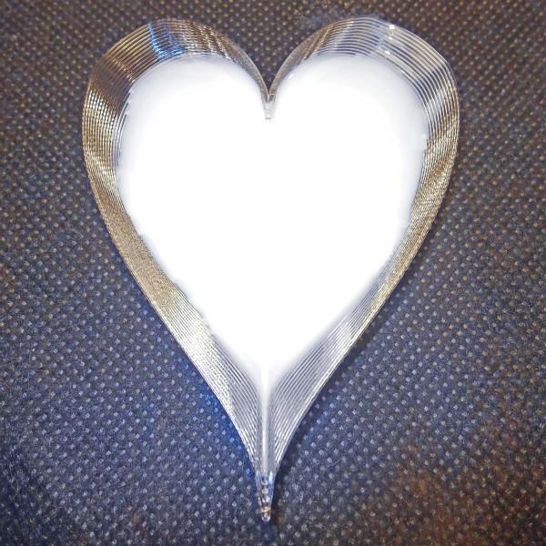 3Dデザイン小皿 いろんなハート形の 透明で輝く かる〜い おしゃれな 豆皿 容器 入れ物 (螺旋3D印刷品) |  | 11