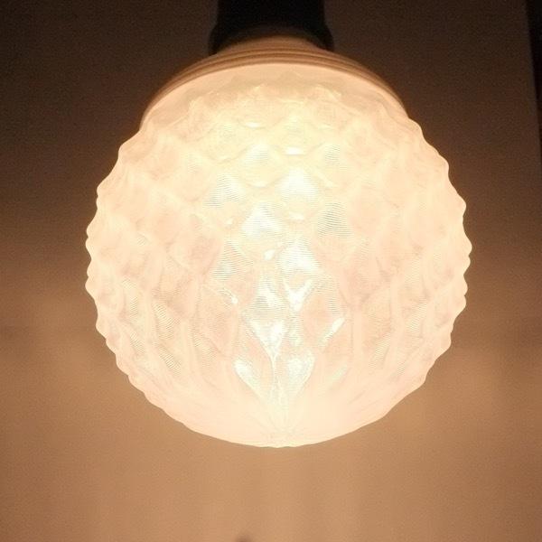 160W相当 4灯シーリングライト 直径 10cm 3Dデザイン電球 Xing2 付き おしゃれに きらめき輝く灯り オリジナル透明ランプシェード 電球色 昼白色｜dasyn｜02