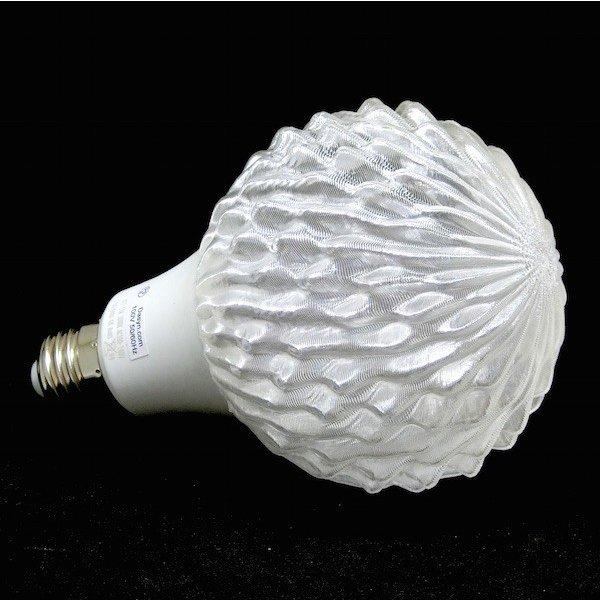 3Dデザイン電球 Xing302 60W相当 サイズ10cm おしゃれ きらめく 輝く 電球色 昼白色 裸電球 口金E26 大きい 大形 大型ボール球型LED電球｜dasyn｜06