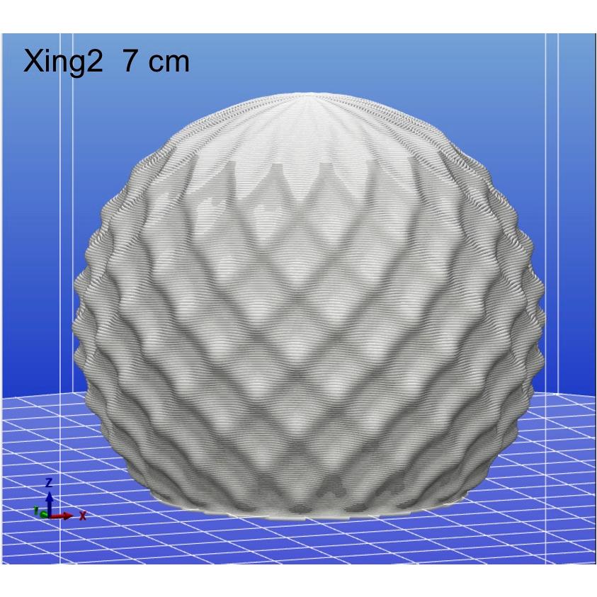 3Dデザイン電球 Xing2 60W相当 サイズ18cm おしゃれ きらめく 輝く 電球色 昼白色 裸電球 口金E26 大きい 大形 大型ボール球型LED電球｜dasyn｜09