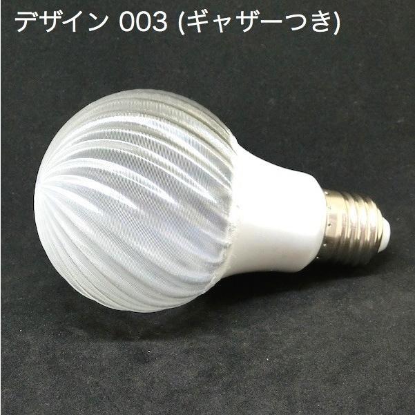 3Dデザイン電球セミオーダー お好きなサイズと模様が選べる! おしゃれに きらめく裸電球 小型ボール球型 LED電球 天井直付けに! 30〜60W相当 直径7〜9cm E26 |  | 06