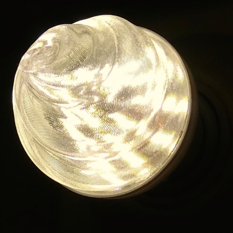 3Dデザイン電球 小ソフトクリーム形の おしゃれにきらめく LED