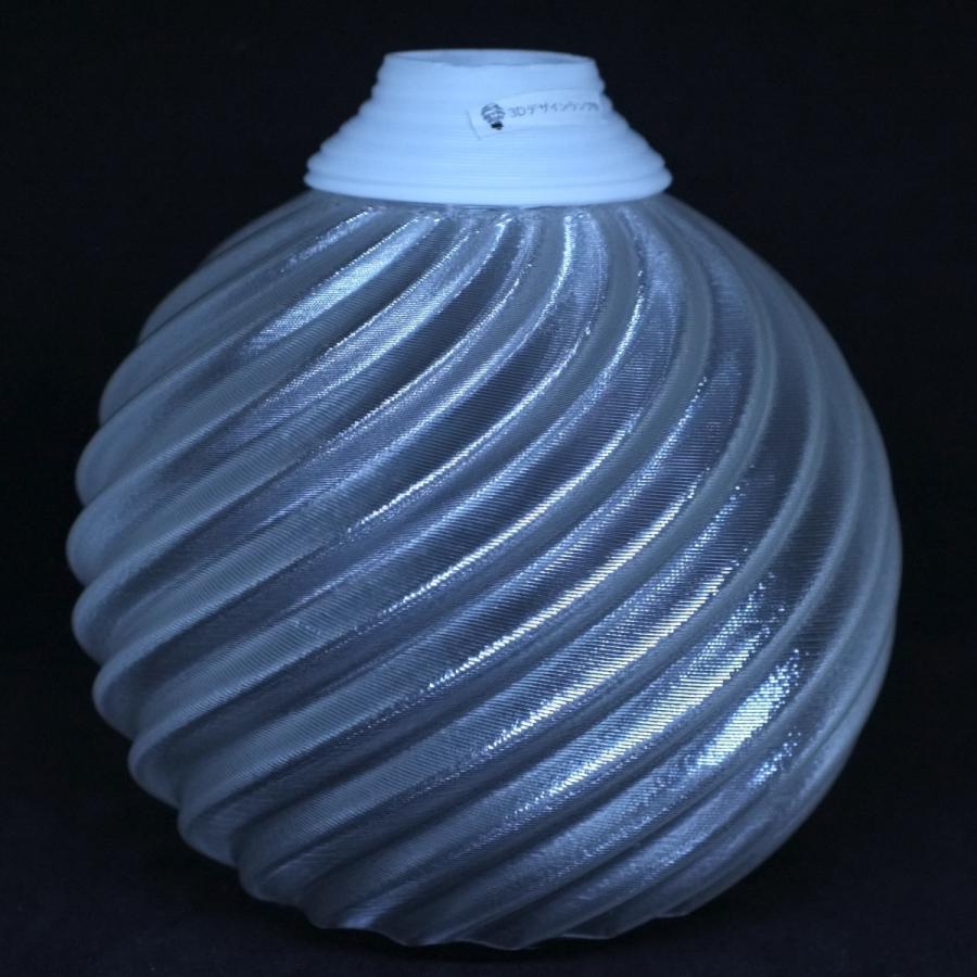 透明な LED電球カバー シェードのみ ストライプ模様の傘 直径 透明な LED電球カバー シェードのみ ストライプ模様の傘 直径