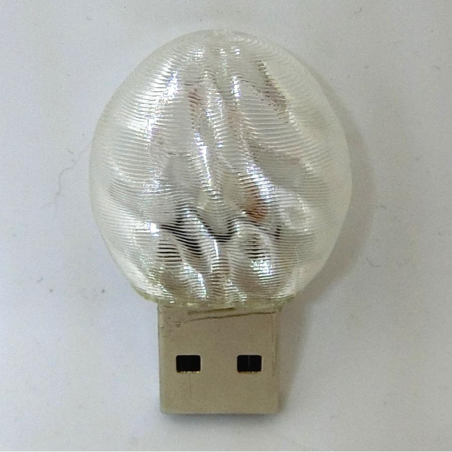 3Dデザインランプ おしゃれな 3D 印刷シェードつき 薄型 USB ミニライト 青色 (照明器具，デザイン電球) |  | 03