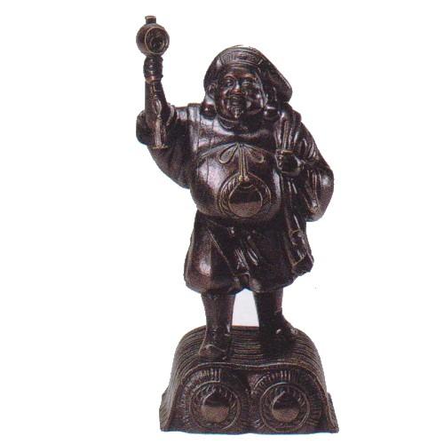 高岡の銅器 大黒大黒様の置物 三俵大黒 高岡銅器 縁起物 大黒様の置物／