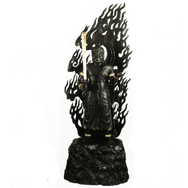 ８尺　不動三尊像 熊谷友児作