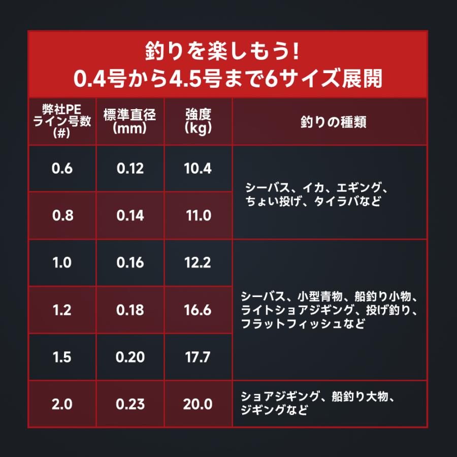 PEライン 釣り糸 8本編 高強度PE 150m 船釣り 投げ釣り ルアー 0.6号