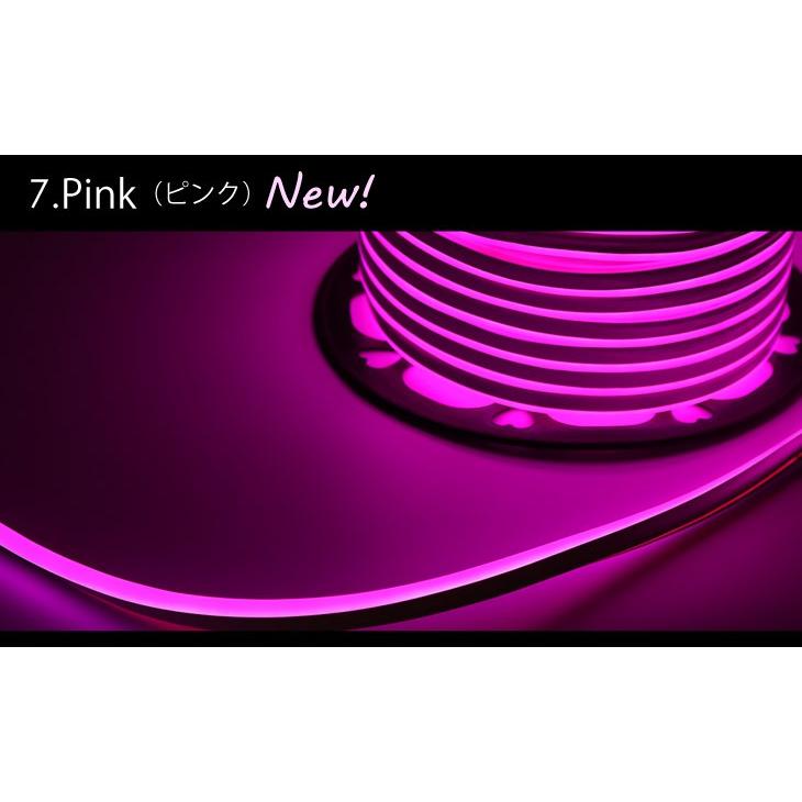 LEDチューブライト 全7色 単色高輝度 MINI LEDチューブライト　50ｍ テープライト 片面発光