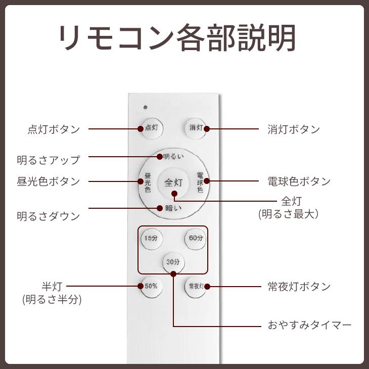 2個セット シーリングライト LED 8畳まで 無段階調光調色 リモコン付 天井照明 長寿命 明るい 節電  コンパクトタイプ【CLD609-2SET】｜dataworks119｜03