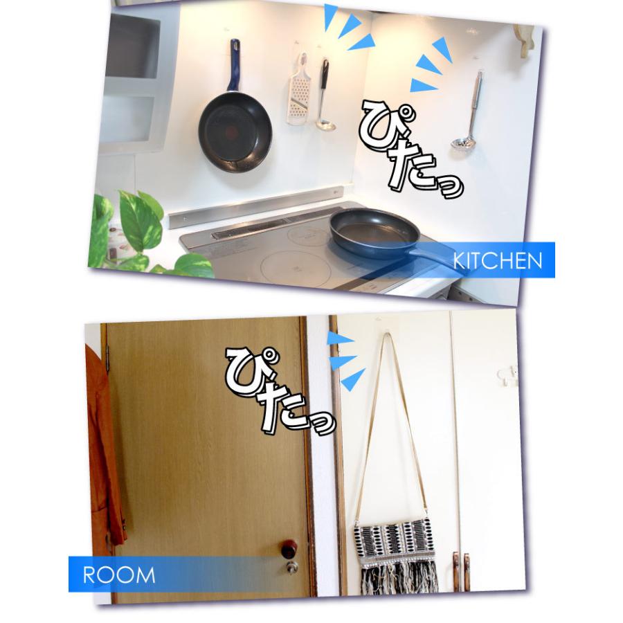 シートフック 透明タイプ フック 収納 キッチン お風呂 バスルーム インテリア マジックフックシール 強力 防水 痕が残らない 目立たない ウォールフック 壁掛け |  | 04