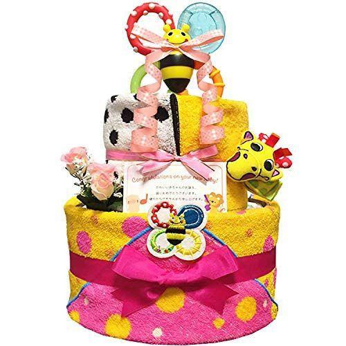 格安即決 Kanonbabys おむつケーキ 女の子 サッシー Sassy 出産祝い 2段 Sサイズ 3013 正規品 Atempletonphoto Com