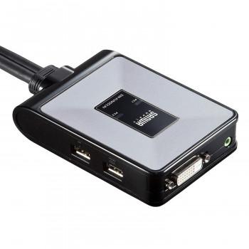 サンワサプライ ディスプレイエミュレーション対応DVIパソコン自動切替器 2:1 SW-KVM2DUN_2