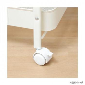 不二貿易 C/D:50614 組立て楽な折畳めるワゴン スパーク オフホワイト_2