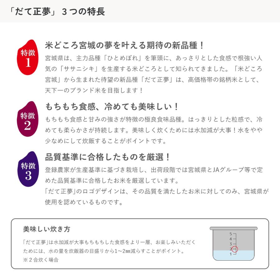 だて正夢 5kg 宮城県産 令和6年産 : 伊達の蔵出し本舗-お米の匠 だて正夢 5kg 宮城県産 令和6年産 : 伊達の蔵出し本舗-お米の匠
