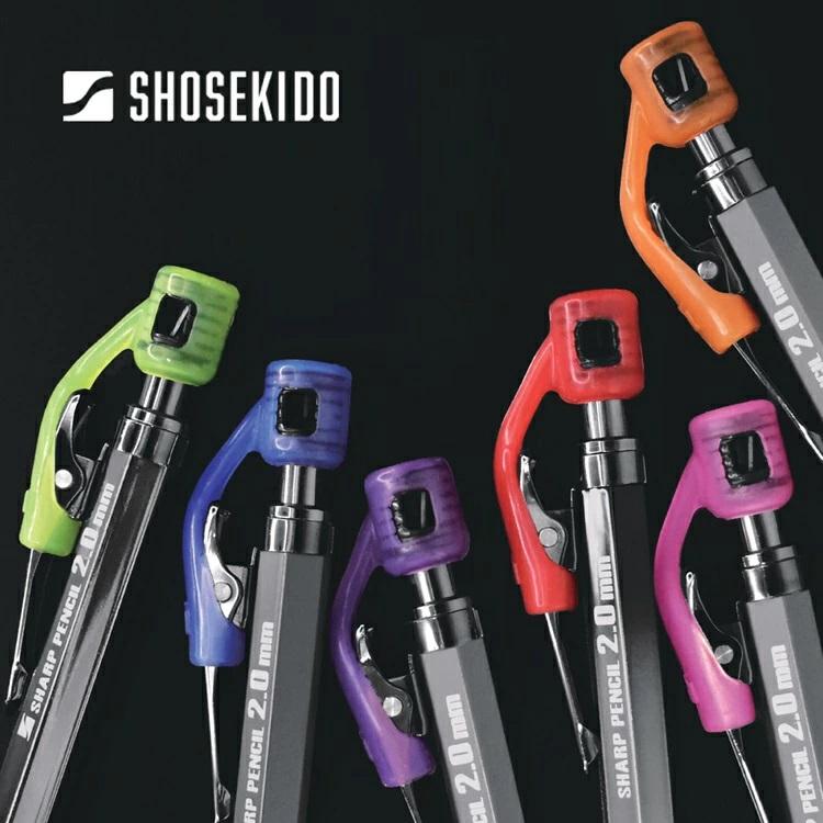 祥碩堂 SHOSEKIDO シャープペンシル用 220 シリコンキャップ CAP 3個入り 落下防止 紛失防止 建築用筆記具 朱雀 弦部 | 