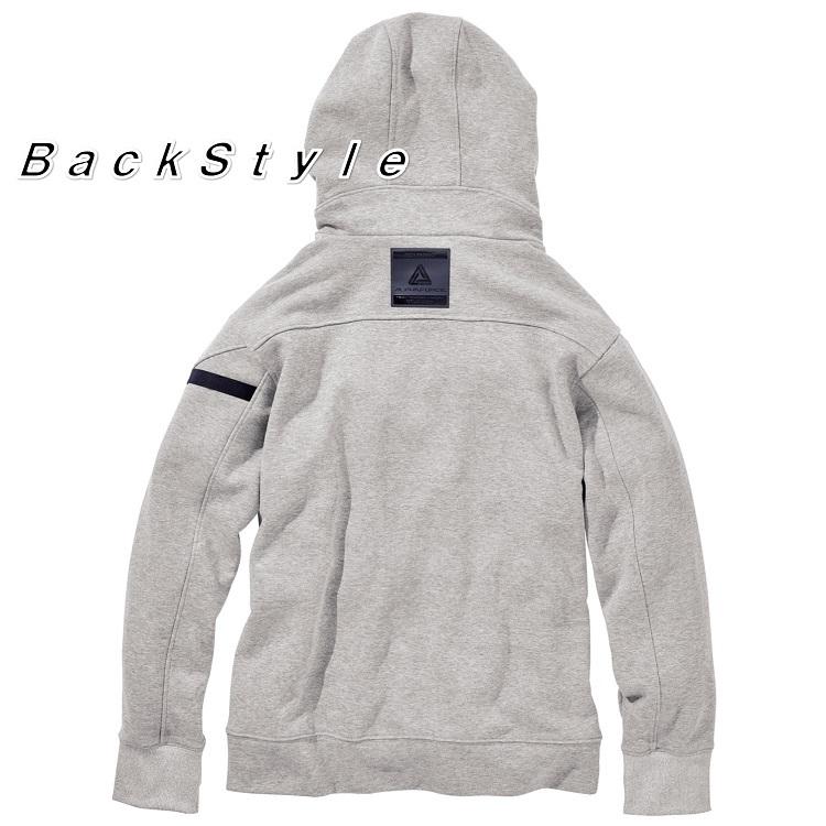 ALPHAFORCE アルファフォース スウェットパーカー 22AW203  #3.ヘザーグレー ＃91.アーバンシック 袖口サムホール カンガルーポケット アルトコーポレーション |  | 02