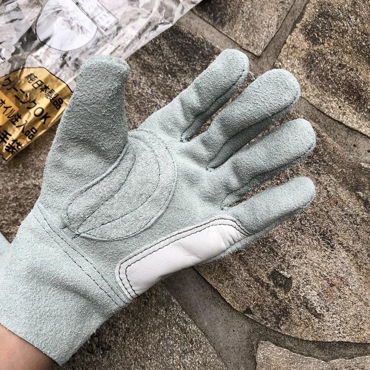 牙●白馬印　皮手袋　新品未使用 2双までメール便可】白馬印 革手袋・皮手袋 グリーンオイル