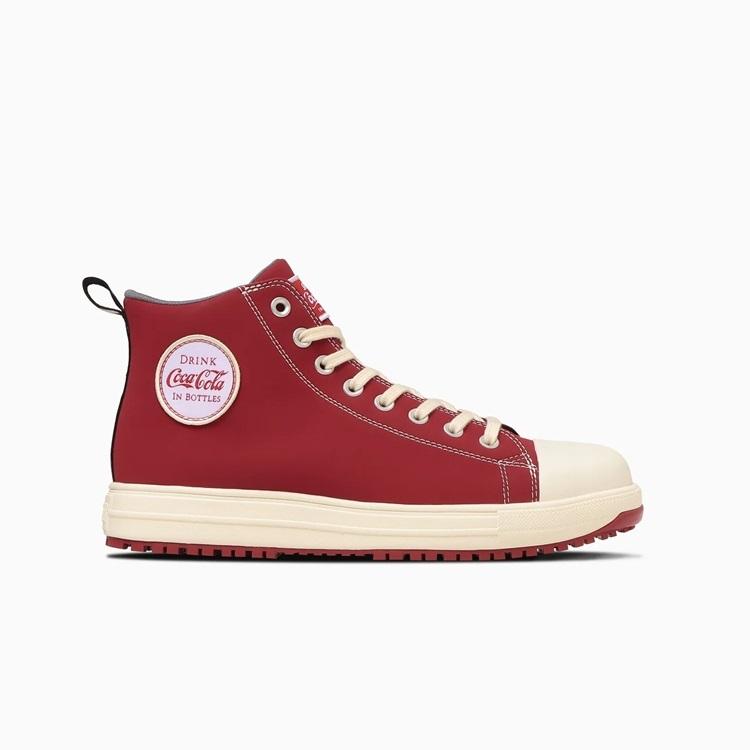 【2024SS限定】CPD コンバース CONVERSE コカ・コーラ 安全靴 ALL STAR PS Coca-Cola HI 33701420 オールスター ハイカットシューレース JSAA規格 作業靴 |  | 02