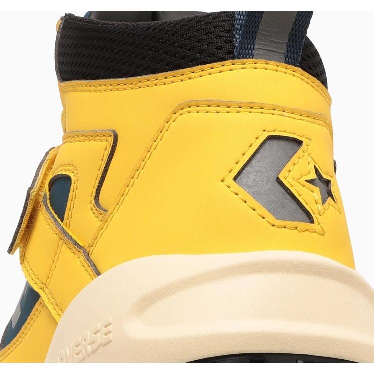 【2024AW限定】CPD コンバース CONVERSE 安全靴 RUN 'N SLAM PS 33701641 イエローネイビー ランスラム バスケットシューズタイプ ハイカット紐 JSAA規格 |  | 07