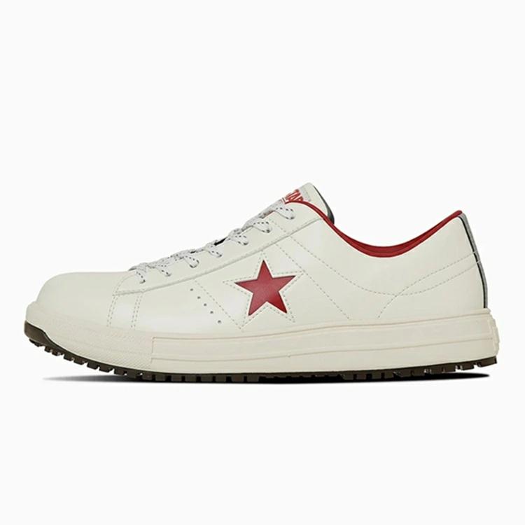 CPD コンバース CONVERSE 安全靴 ONE STAR PS 33701752 ワンスターセーフティシューズ ホワイト/レッド プロスニーカー ローカットシューレース 紐 JSAA規格 |  | 08