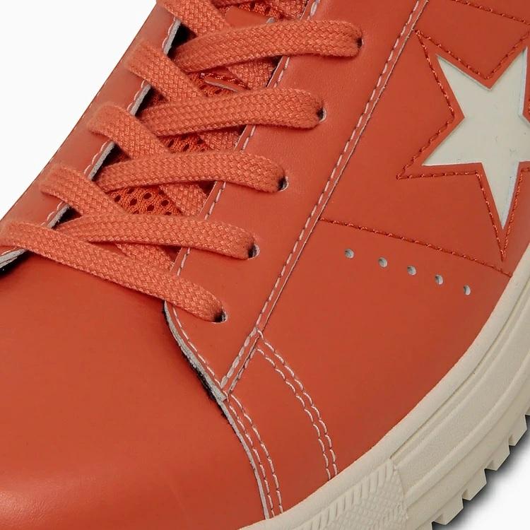 【2025FW限定】CPD コンバース CONVERSE 安全靴 ONESTAR PS 33702010 ワンスター オレンジ プロスニーカー ローカットシューレース 紐 JSAA規格 |  | 06