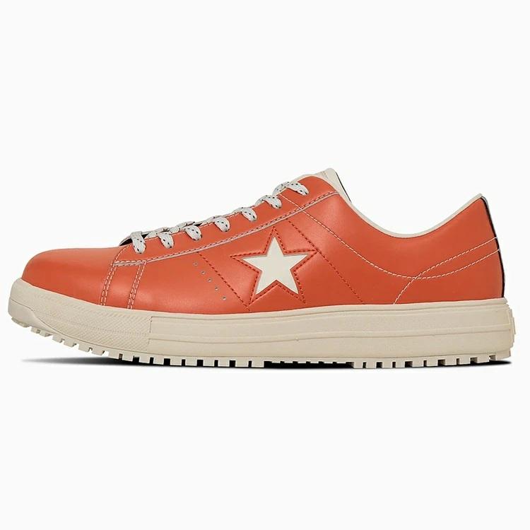 【2025FW限定】CPD コンバース CONVERSE 安全靴 ONESTAR PS 33702010 ワンスター オレンジ プロスニーカー ローカットシューレース 紐 JSAA規格 |  | 08
