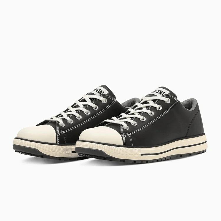 CPD コンバース CONVERSE 安全靴 ALL STAR PS II OX 33702730 オールスター ブラックホワイト プロスニーカー ローカットシューレース 紐 JSAA規格 |  | 01