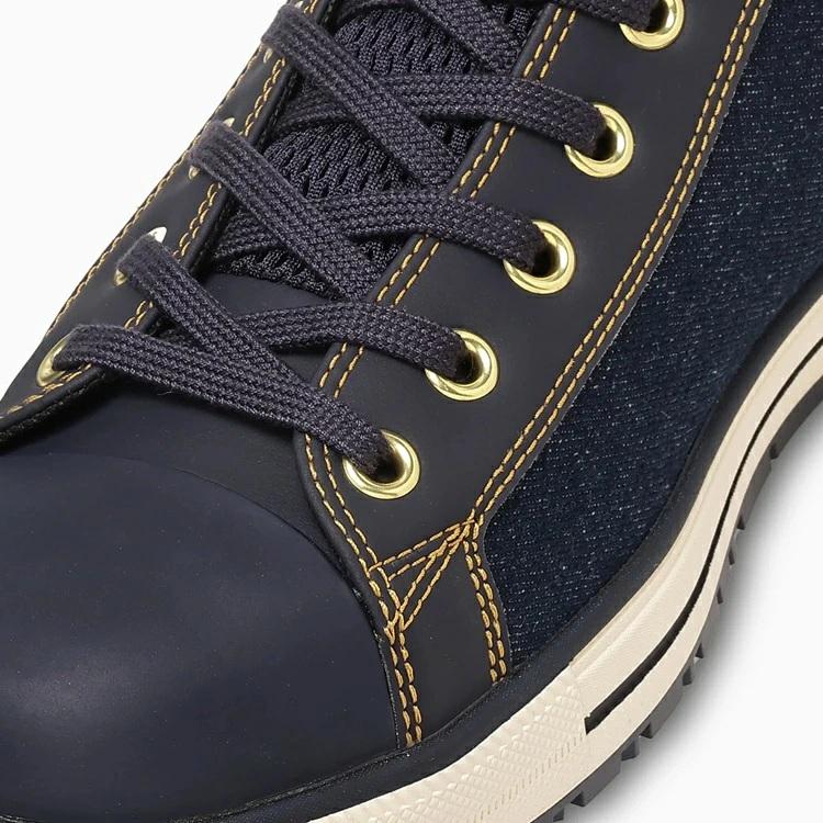 【2026SS限定】コンバース CONVERSE 安全靴 ALL STAR PS II DM Z HI 33702740 インディゴデニム オールスター サイドジップ ハイカットシューレース 紐 JSAA規格 |  | 06