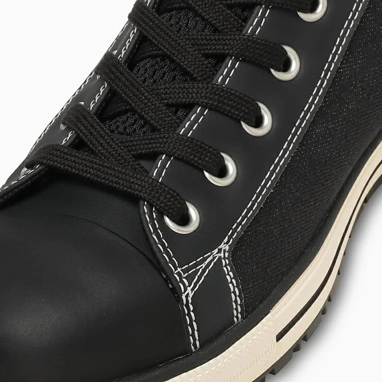 【2026SS限定】コンバース CONVERSE 安全靴 ALL STAR PS II DM Z HI 33702741 ブラックデニム オールスター サイドジップ ハイカットシューレース 紐 JSAA規格 |  | 06