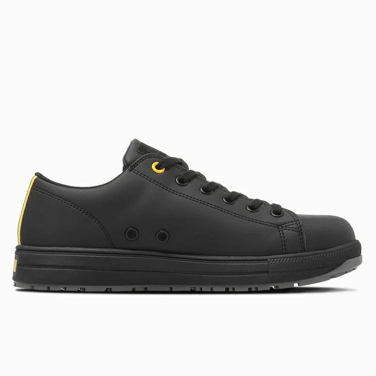 【静電気帯電防止】CONVERSE WORKING コンバース 安全靴 ALL STAR PS II EG OX 33703130 静電気帯電防止 オールスターブラック ローカット 紐 JSAA規格 |  | 02