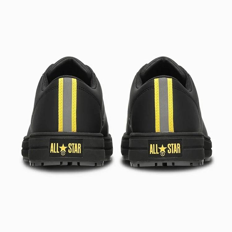【静電気帯電防止】CONVERSE WORKING コンバース 安全靴 ALL STAR PS II EG OX 33703130 静電気帯電防止 オールスターブラック ローカット 紐 JSAA規格 |  | 04
