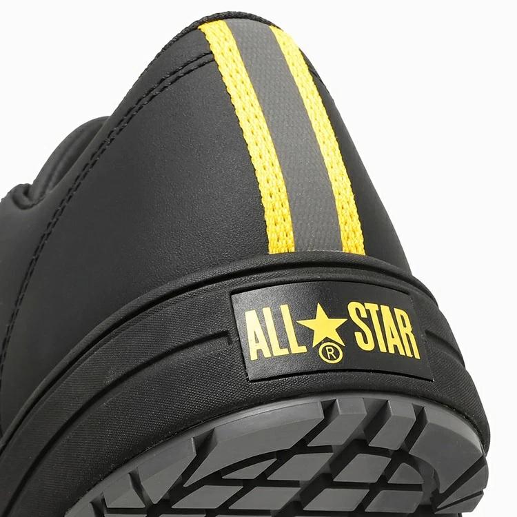 【静電気帯電防止】CONVERSE WORKING コンバース 安全靴 ALL STAR PS II EG OX 33703130 静電気帯電防止 オールスターブラック ローカット 紐 JSAA規格 |  | 07