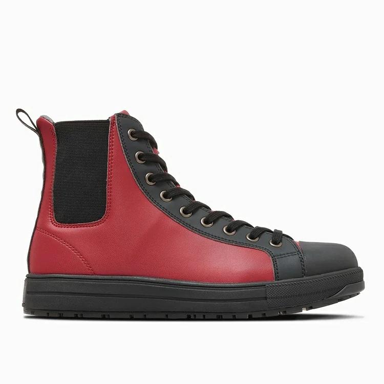 【2026FW限定】CONVERSE WORKING コンバース 安全靴 オールスターPSサイドゴア ALLSTAR PS2 SIDEGORE DB HI バーガンディー/ブラック 33703141 紐 JSAA規格 |  | 02