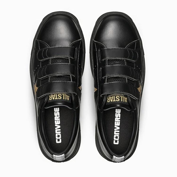 【2026FW限定】CONVERSE WORKING コンバース 安全靴 ワンスター ONESTAR PS V-3 ブラック/ゴールド 33703170 プロスニーカー ローカット 3本ベルト JSAA規格 |  | 03