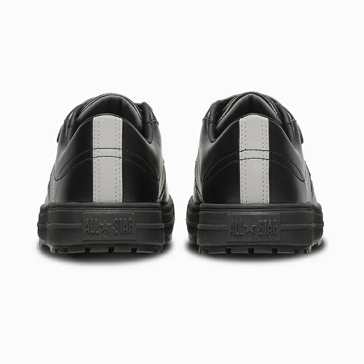 【2026FW限定】CONVERSE WORKING コンバース 安全靴 ワンスター ONESTAR PS V-3 ブラック/ゴールド 33703170 プロスニーカー ローカット 3本ベルト JSAA規格 |  | 04
