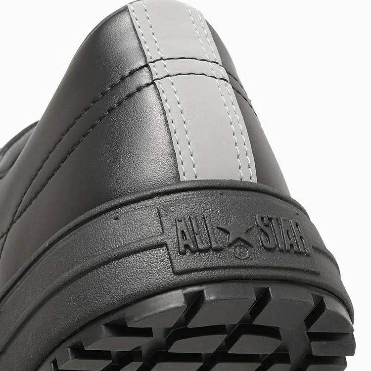 【2026FW限定】CONVERSE WORKING コンバース 安全靴 ワンスター ONESTAR PS V-3 ブラック/ゴールド 33703170 プロスニーカー ローカット 3本ベルト JSAA規格 |  | 07