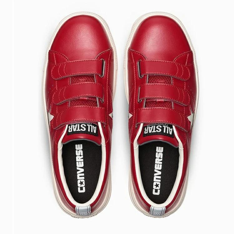 【2026FW限定】CONVERSE WORKING コンバース 安全靴 ワンスターベルト ONE STAR PS V-3 レッド/ホワイト 33703171 プロスニーカー ローカット3本ベルト JSAA規格 |  | 03