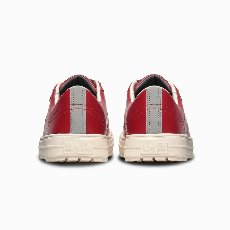 【2026FW限定】CONVERSE WORKING コンバース 安全靴 ワンスターベルト ONE STAR PS V-3 レッド/ホワイト 33703171 プロスニーカー ローカット3本ベルト JSAA規格 |  | 04