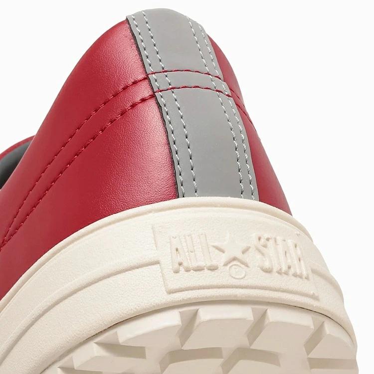 【2026FW限定】CONVERSE WORKING コンバース 安全靴 ワンスターベルト ONE STAR PS V-3 レッド/ホワイト 33703171 プロスニーカー ローカット3本ベルト JSAA規格 |  | 07