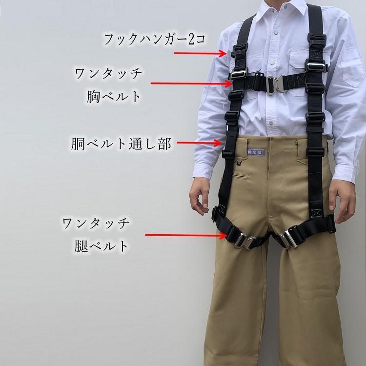 新規格 フルハーネス ポリマーギヤ 3PHNW Y型ハーネス Lサイズ 安全帯 墜落制止用器具適合 フルボディハーネス適合 送料無料 |  | 01