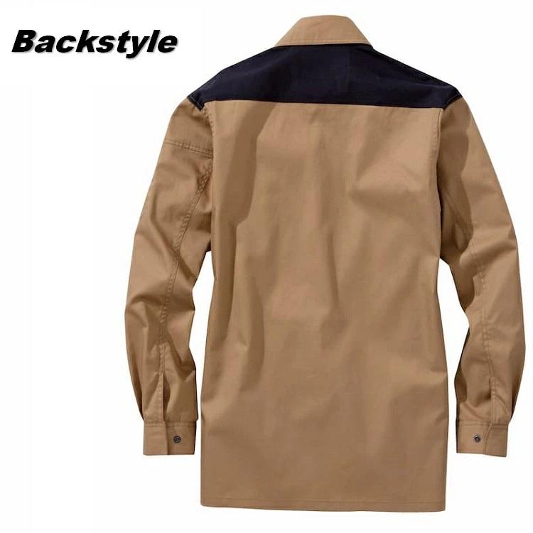 【難燃/防炎素材】HOOH 鳳皇 4277 薄手 難燃 長袖シャツ 難燃シャツ 防炎素材 薄手生地 作業着 作業服 村上被服工業 | HOOH | 01