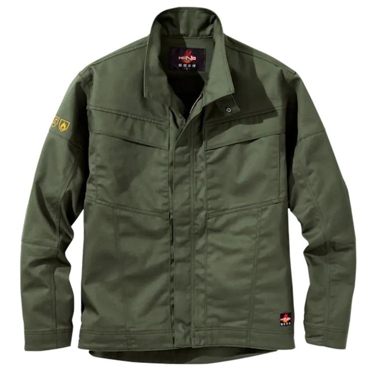 【難燃/防炎素材】HOOH 鳳皇 4403 難燃ブルゾン 長袖ジャケット 難燃 防炎防護服 JIS規格 通年素材 作業服 作業着 村上被服工業 | HOOH | 10