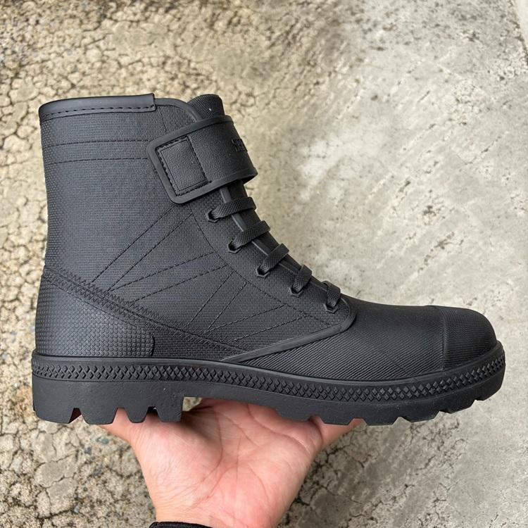 フジテ 富士手袋工業 安全長靴 6450 SEBSベルト付セーフティショートブーツ  マジックテープ付き 鋼鉄製先芯入 SEFUMATE |  | 03